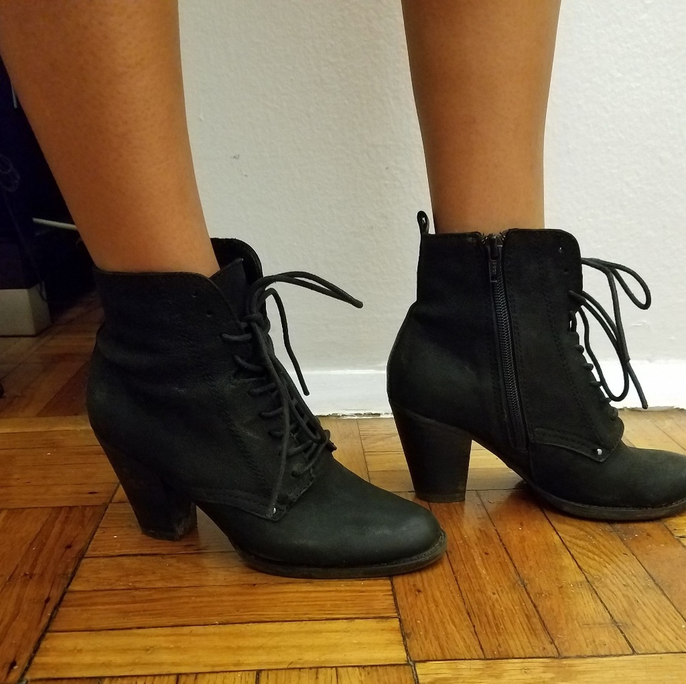 Aldo suede bootie.